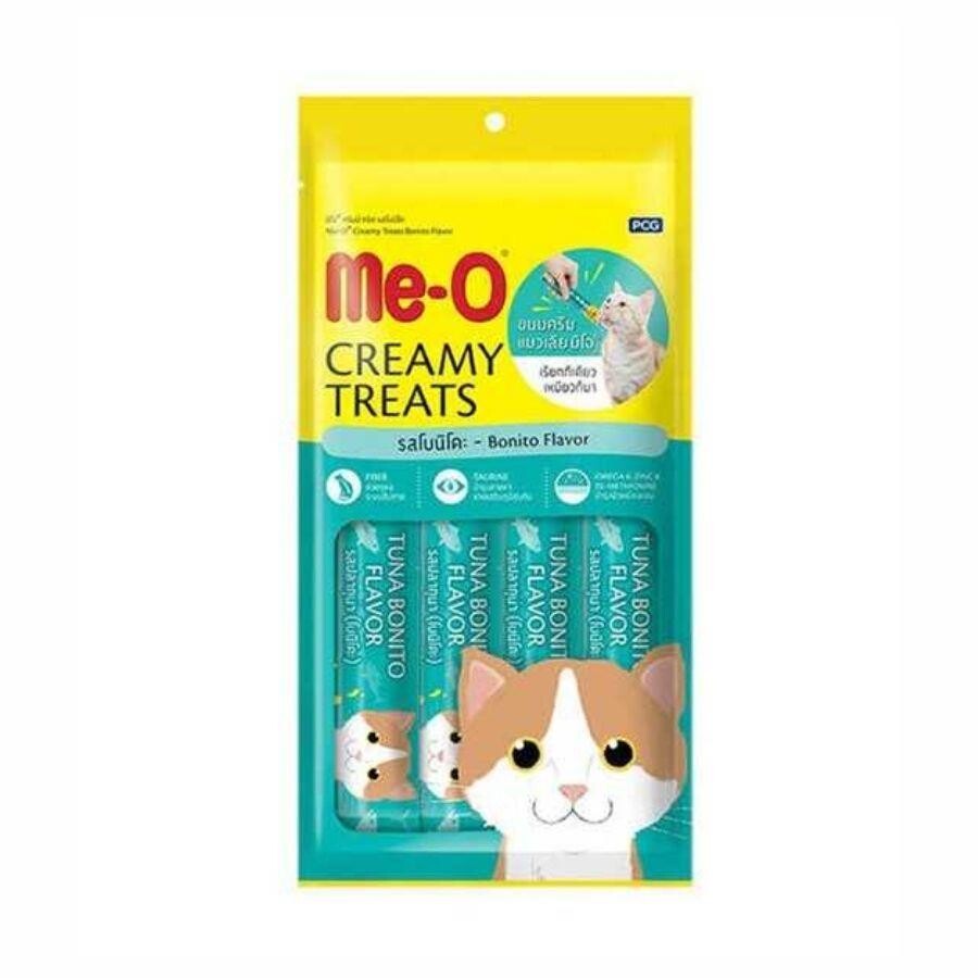 Me-o Creamy Kurutulmuş Ton Balıklı Yetişkin Kedi Ödülü 4X15 GR | SRC: Barcode: 8850477013704